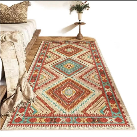 Navak Carpet Exclusive Picks Nordic Bohemian Carpet, High-end Bedroom Bedside Blanket, Light Luxury Living Room Anti-slip Mat, Home Decoration