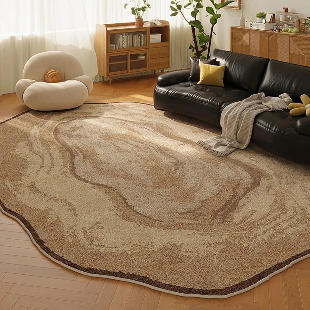 Navak Carpet Exclusive Picks Nordic Line Faux Wool Carpet - Scandi Minimalist Area Rug for Sofa, Bedroom & Bedside, Durable Non-Slip Mat Home Decor
