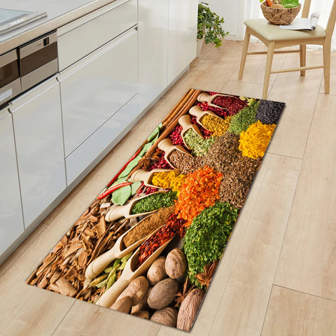 Navak Carpet Modern Kitchen Mat Home Entrance Doormat Hallway Bedroom Living Room Decoration Floor Carpet Balcony Bathroom Anti-Slip Long Rug