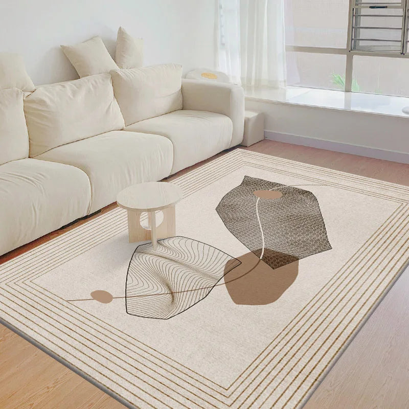Navak Carpet Exclusive Picks Nordic simple geometric crystal velvet large carpet living room mat family sofa balcony corridor non-slip decorative Rugs