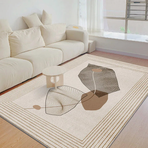 Navak Carpet Exclusive Picks Nordic simple geometric crystal velvet large carpet living room mat family sofa balcony corridor non-slip decorative Rugs
