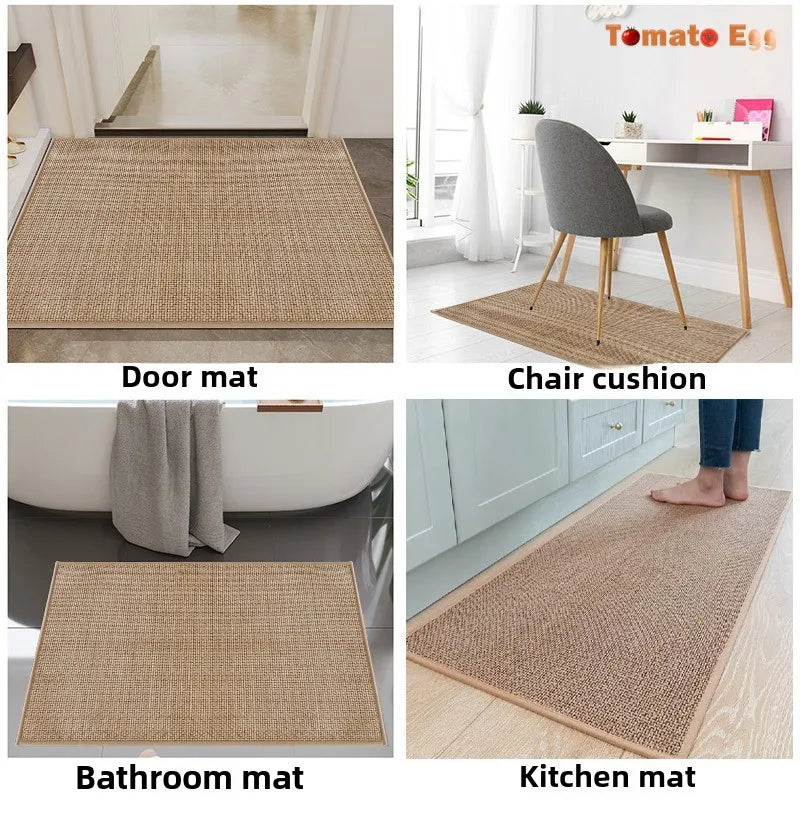 Navak Carpet Microfiber Kitchen Rug Non-slip Washable Absorbent Kitchen Rug Wear-resistant Thick Corridor Carpet Home Door Floor Mats