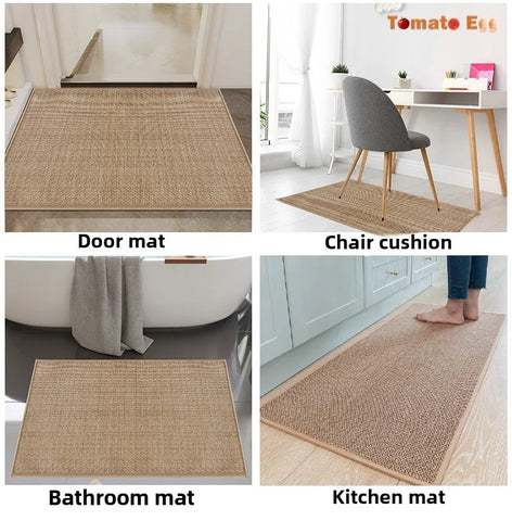 Navak Carpet Microfiber Kitchen Rug Non-slip Washable Absorbent Kitchen Rug Wear-resistant Thick Corridor Carpet Home Door Floor Mats