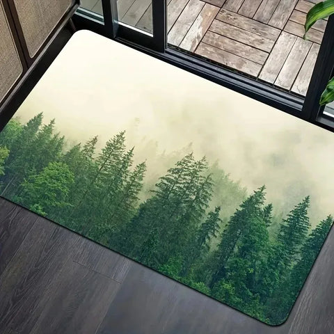 Navak Carpet 1PC Milu Deer Pattern Kitchen Rugs Non-Slip Home Door Mats Pop design Bathroom Rugs Bath Mat Carpet for Home Sink Laundry Decor