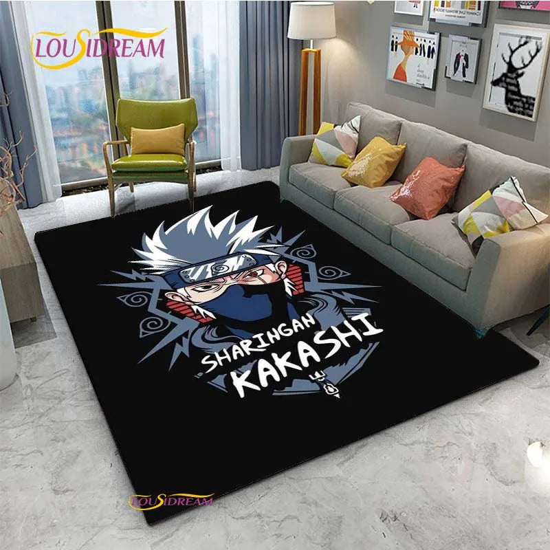 Navak Carpet Naruto Cartoon Anime Carpet for Living Room Bedroom Cute Rugs Kitchen Table Door Kids Un-slip Floor Mats Alfombra Birthday gift