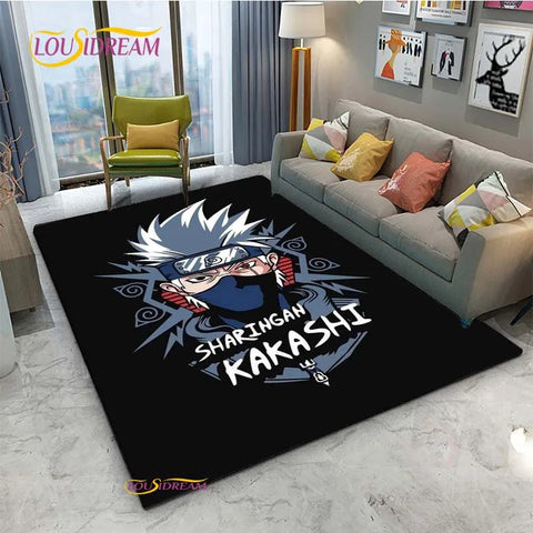 Navak Carpet Naruto Cartoon Anime Carpet for Living Room Bedroom Cute Rugs Kitchen Table Door Kids Un-slip Floor Mats Alfombra Birthday gift
