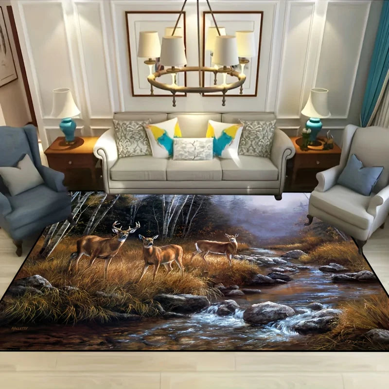 Navak Carpet Machine washable polyester door mat 1pc crystal pile carpet for home living room bedroom decoration