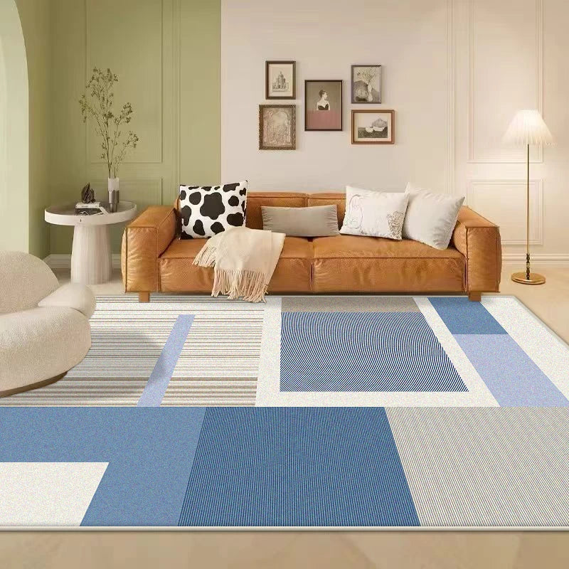 Navak Carpet Modern Ins Big Size Living Room Rugs Simple Style Antiskid Room Decor Bedroom Carpet Soft Washable Sofa Table Mat Easy Cleaning