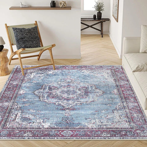 Navak Carpet Persian Style Retro Carpet for Living Room 200x300 Luxury Large Area Rugs for Bedroom Decoration Easy clean Anti-slip Lounge Mat
