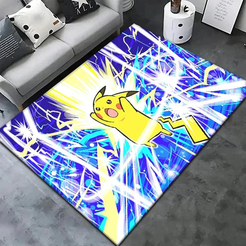 Navak Carpet Daily Picks Pokemon Cartoon Carpet Rug Living Room Bedroom Decoration Picnic Camp Kitchen Carpet Crawling Carpet Decoration