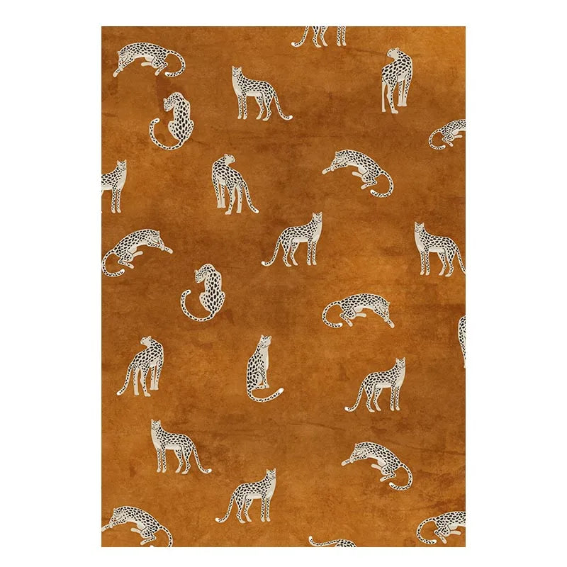 Navak Carpet Light Luxury Carpets for Living Room Modern Style Bedroom Decor Plush Carpet Fluffy Soft Leopard Print Rug Home Non-slip Mat