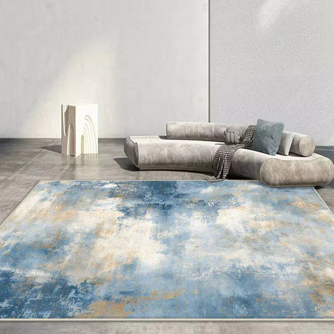 Navak Carpet Nordic Abstract Carpet Living Room Rendering Decoration Sofa Blue Large Area Rugs Outdoor Active Non-slip Mat Customizable