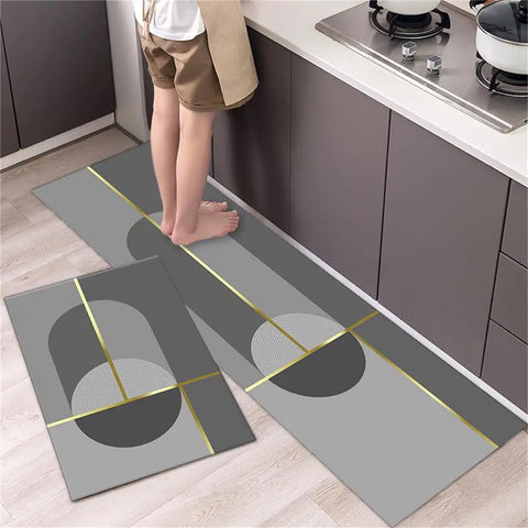 Navak Carpet Kitchen Carpet Mats for Floor Bedroom Living Room Long Bedside Area Rug Soft Washable Carpet Anti Slip Bathroom Entrance Doormat