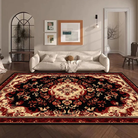 Navak Carpet Home Luxury Decoration Big Size Living Room Rug Flower Design Soft Bedroom Carpet Non-slip Washable Cloakroom Dressing Table Mat