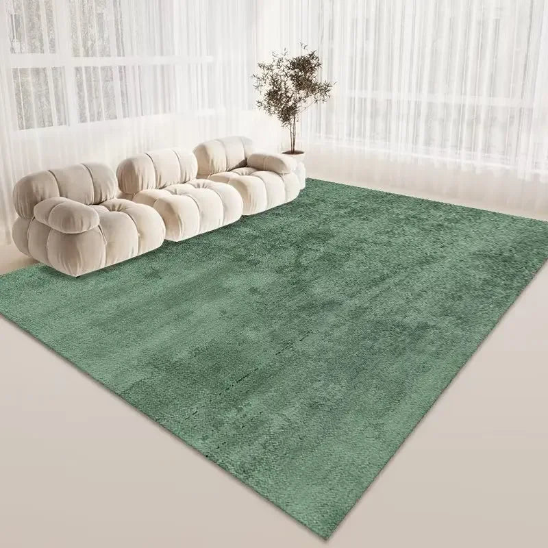 Navak Carpet American Style Green Carpet Soft Anti-slip Design Large Living Room Area Rugs Decoration Bedroom Lounge Floor Mat Fluffy Flannel
