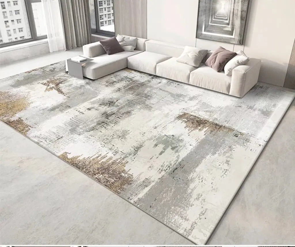Navak Carpet Nordic Luxury Living Room Carpets Short Plush Flannel Bedroom Floor Rugs Room Decor Large Area Sofa Coffee Table Mat 160x200cm