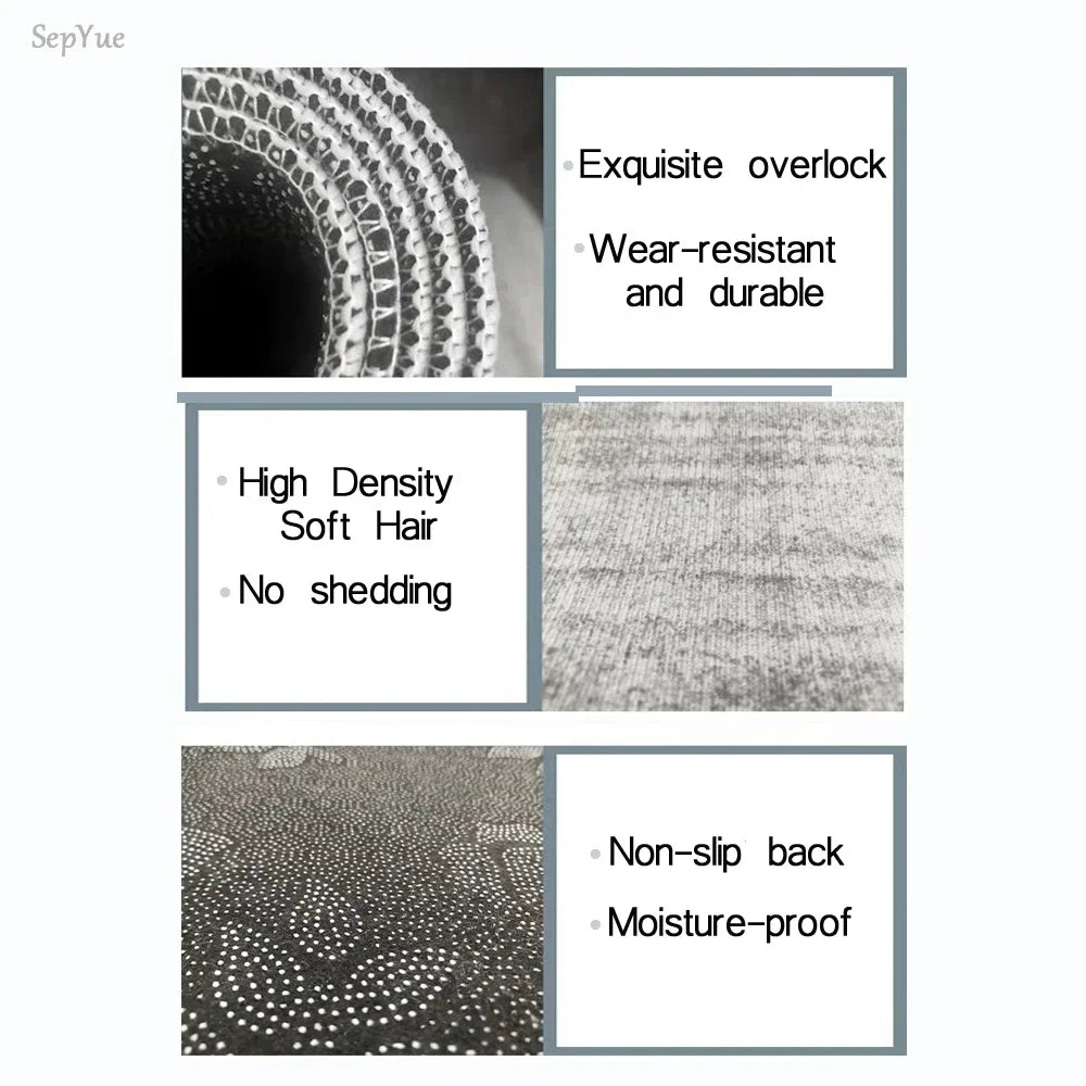 Navak Carpet Kitchen Rug Durable Home Entrance Doormat High-end Kitchen Mats for Floor Waterproof House Hold Washable Non-slip Large Carpet