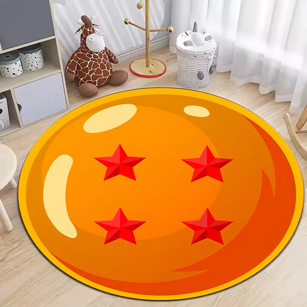 Navak Carpet Daily Picks Anime D-Dragon-Ball  Inspired Rug for Living Room Decor Bedroom Bedside Soft Carpet Sofa Mat Gaming Room Swivel Chair Mat