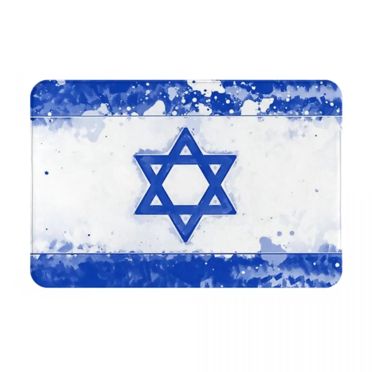 Navak Carpet Israel Flag Anti-slip Doormat Floor Mat Sand Scraping Carpet Rug for Kitchen Entrance Home Bathroom Living room Footpad Mats