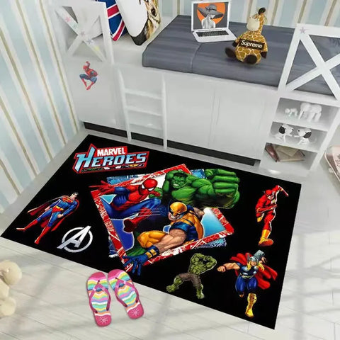 Navak Carpet Daily Picks Disney Avengers Superhero-Hulk Arpet for Living Room Home Decor Large Area Rug Bedroom Floor Rug Non-slip Mat