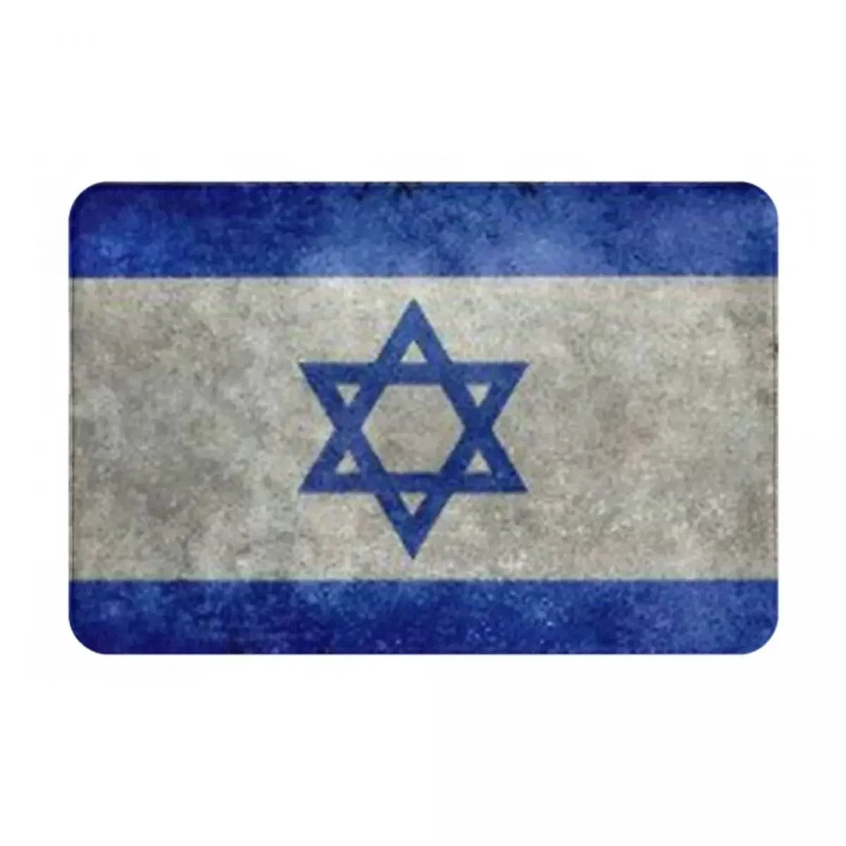 Navak Carpet Israel Flag Anti-slip Doormat Floor Mat Sand Scraping Carpet Rug for Kitchen Entrance Home Bathroom Living room Footpad Mats