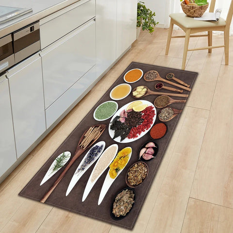 Navak Carpet Kitchen Mat Home Living Room Balcony Bedroom Floor Decor Foot Carpet House Bathroom Entrance Door Hallway Absorbent Non-slip Rug