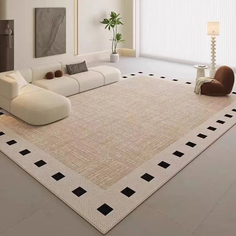 Navak Carpet Simple Europe French Style Carpet Living Room Sofa Bedroom Study Kitchen Entrance Door Mat Non-slip Cartoon Retro Home Decor Rug
