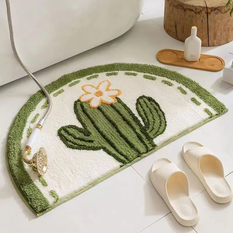 Navak Carpet Exclusive Picks Cartoon Bathroom Non-slip Floor Mats Entrance Faux Cashmere Floor Rug Bedroom Bathroom Non-slip Floor Mat Home Decoration