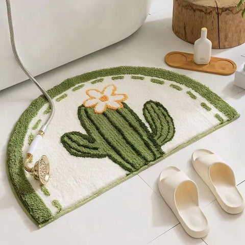 Navak Carpet Exclusive Picks Cartoon Bathroom Non-slip Floor Mats Entrance Faux Cashmere Floor Rug Bedroom Bathroom Non-slip Floor Mat Home Decoration