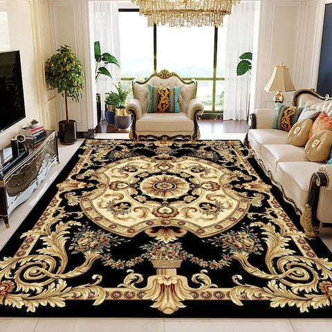 Navak Carpet European Luxury Living Room Carpet Bedroom Decoration Rugs Lounge Decor Tatami Rug Entrance Door Mat Large Size Soft Foldable