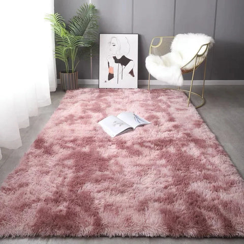 Navak Carpet Pink Bedroom Carpet For Children's Room Cute Girls Floor Soft Mat Living Room Decoration White Fluffy Large Kids Bedside Rugs
