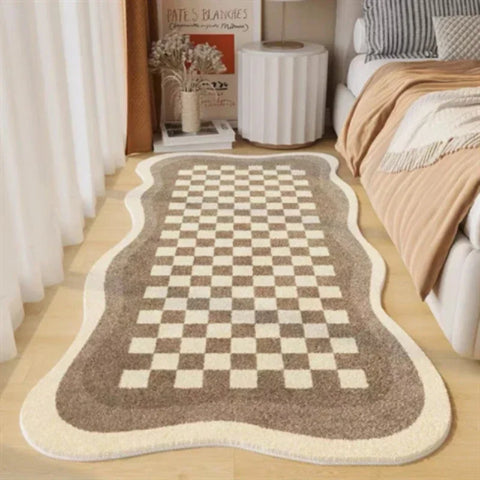 Navak Carpet Exclusive Picks Simple Cream Wind Living Room Bedroom Soft Bedside Rug Home Non-slip Thickened Imitation Cashmere Carpet