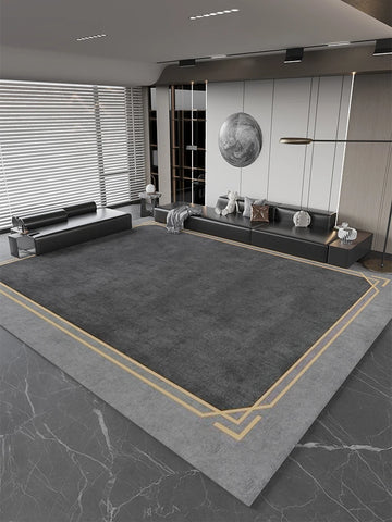 Navak Carpet Light Luxury Study Rug Large Area Nordic Style Carpets for Living Room Minimalist Bedroom Decor Bedside Carpet Home Washable Mat