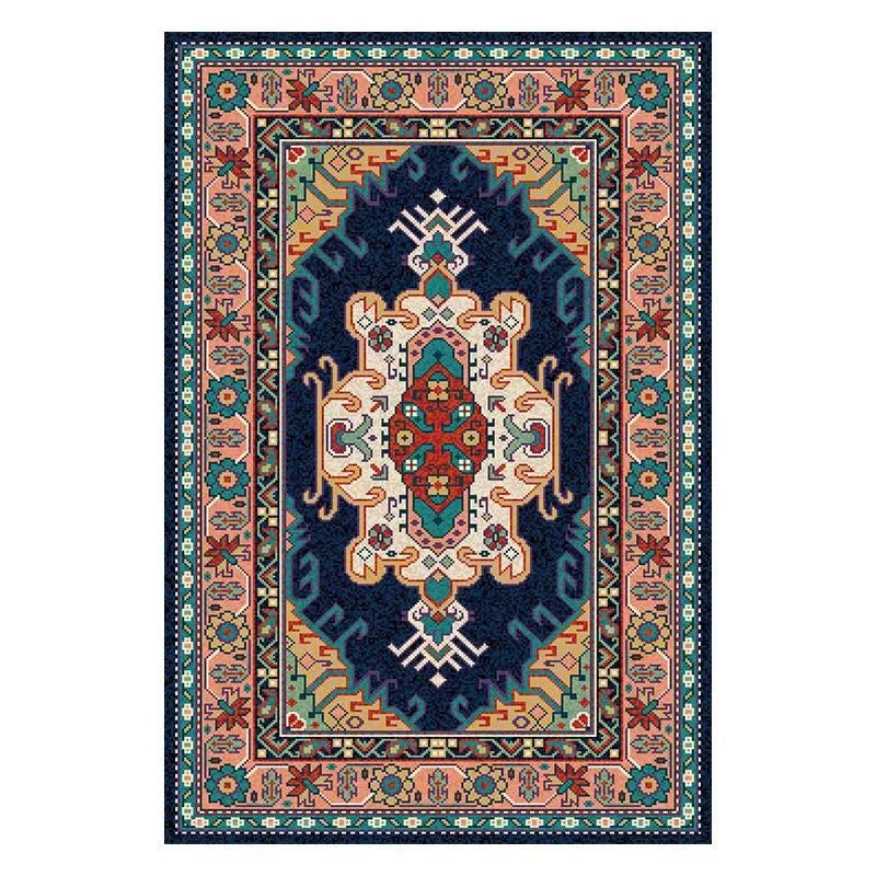 Navak Carpet Retro Europe Persia Style Art Carpet Living Room Sofa Bedroom Study Kitchen Entrance Door Mat Non-slip Light Luxury Decor Rug