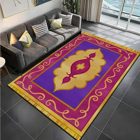 Navak Carpet Magical A-Aladdin Floor Mat Non-Slip Carpet for Living Room Vibrant Rug for Sofa Doormat Kitchen Decor Perfect Kid's Gift