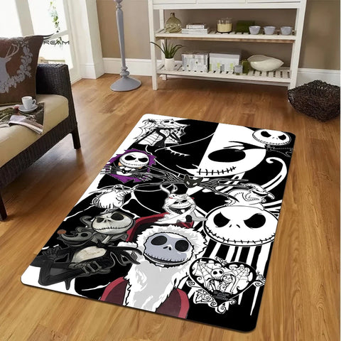 Navak Carpet Daily Picks Disney The Nightmare Before Christmas Jack Skellington Carpets for Girl Room Floor Mat Home Decor Non-Slip Rug Doormat