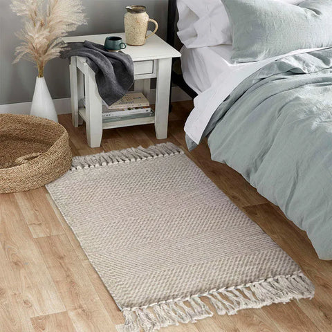 Navak Carpet Nordic Cotton Linen Carpet for Living Room Bedroom Area Rugs Kids Room Bedside Floor Mat Water Absorbent Bath Carpets Doormat