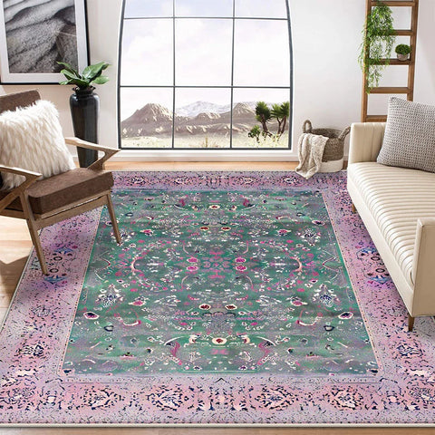 Navak Carpet Fluffy Short Large Area Living Room Rugs Persian Retro Decoration Home Bedroom Carpet 200x300 Lounge Bedside Non-slip Floor Mats