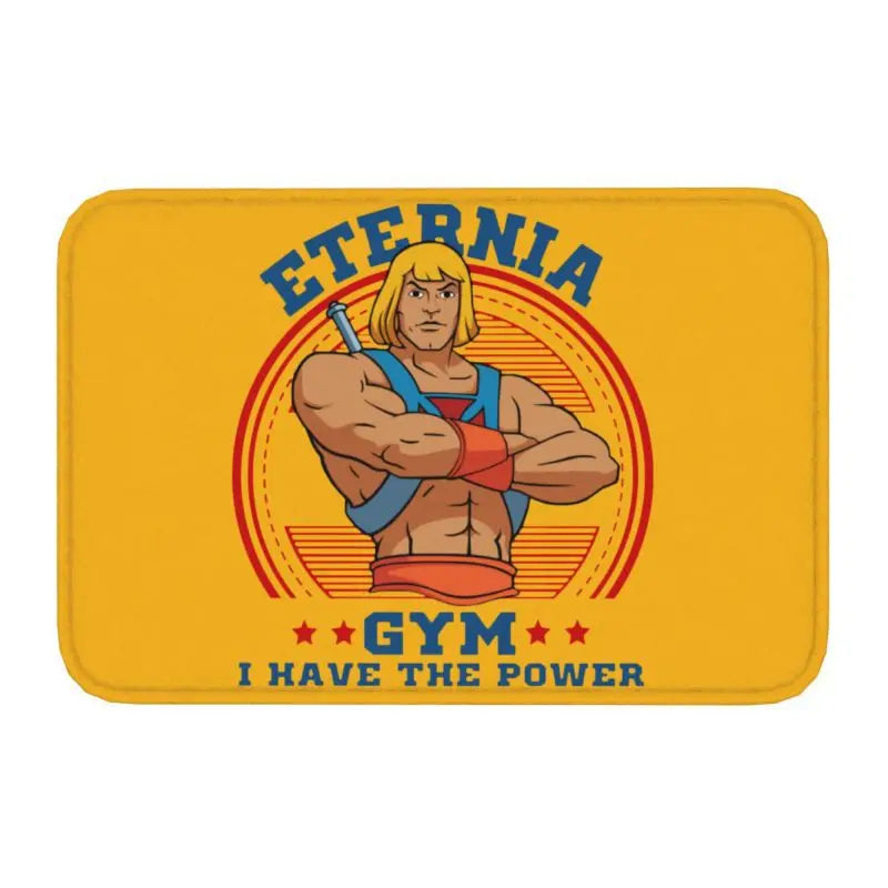Navak Carpet Trap Door Masters of The Universe Doormat Anti-Slip Bath Kitchen Mat He Man Welcome Garage Door Floor Entrance Carpet Rug