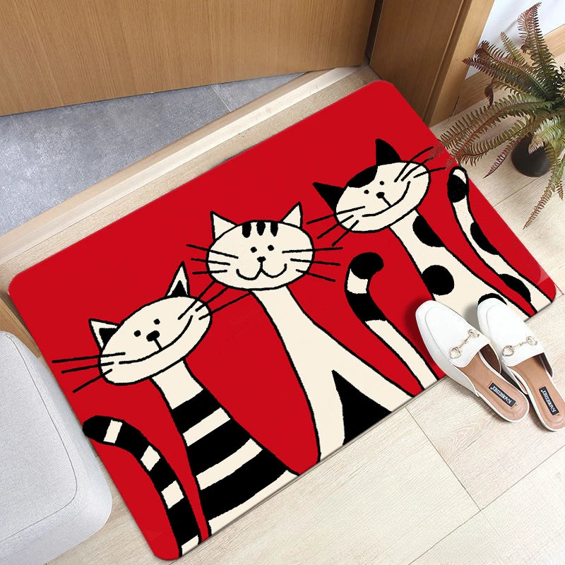 Navak Carpet Traditional Chinese Style  Diatom Mud Entrance Door Mat Antislip Home Outdoor Kitchen Rug Hallway Bathroom Porch Floor Carpet