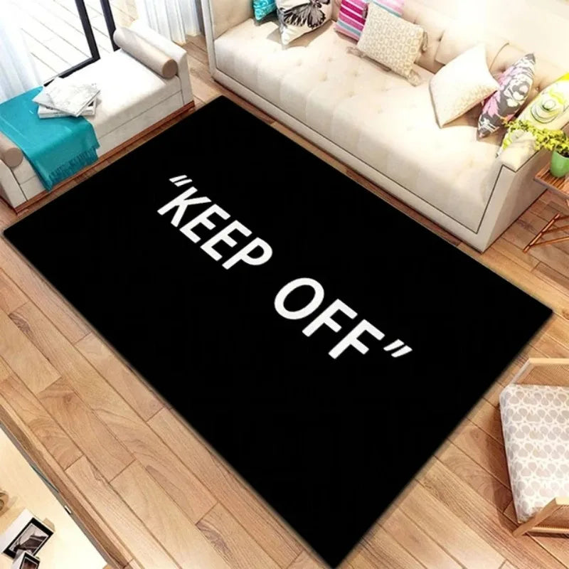 Navak Carpet KEEP OFF Carpet for Living Room Home Decoration Bedroom Bedside Flannel Floor Mat Large Area Rugs Anti-slip Balcony Foot Pad