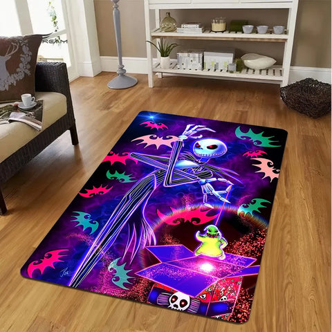 Navak Carpet Daily Picks Disney The Nightmare Before Christmas Jack Skellington Carpets for Girl Room Floor Mat Home Decor Non-Slip Rug Doormat