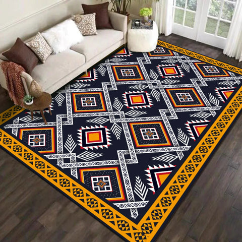 Navak Carpet Retro Persian-Turkish Carpet for Living Room Decor Sofa Rug Bedroom Bedside Soft Rug Kitchen Coffee Table Floor Mat Hallway Rug