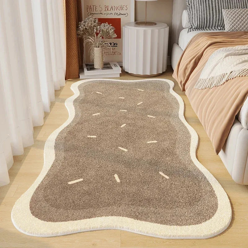 Navak Carpet Exclusive Picks Simple Cream Wind Living Room Bedroom Soft Bedside Rug Home Non-slip Thickened Imitation Cashmere Carpet
