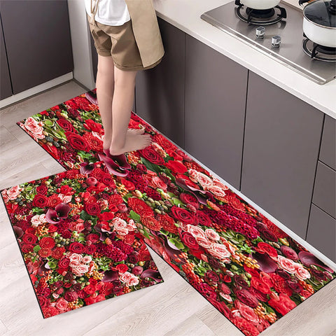 Navak Carpet Kitchen Mat Carpet for Floor Home Entrance Doormat Bedroom Living Room Decor Bedside Rug Hallway Balcony Bathroom Anti-Slip Mat
