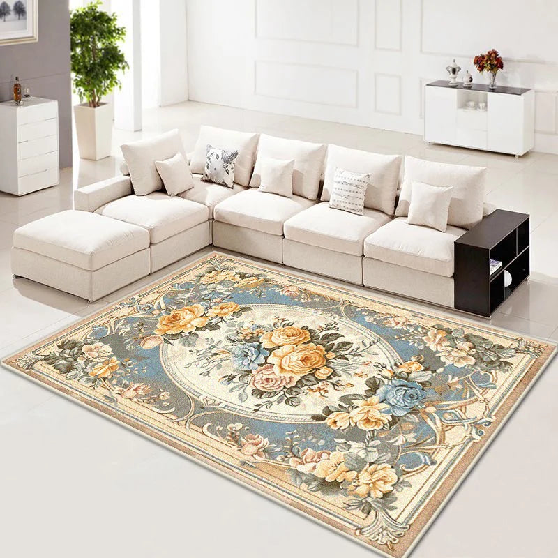Navak Carpet Luxury Living Room Carpet Nordic Style Retro Decoration Home Sofa Area Large Rugs Bedroom Bedside Non-slip Soft Floor Mats Ковер