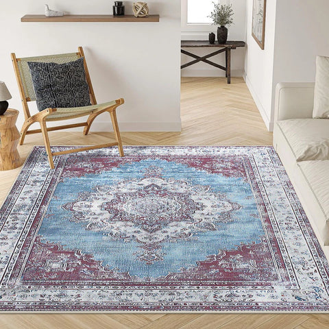 Navak Carpet Persian Style Retro Carpet for Living Room 200x300 Luxury Large Area Rugs for Bedroom Decoration Easy clean Anti-slip Lounge Mat