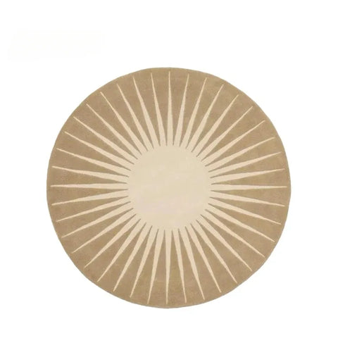 Navak Carpet Modern Style Living Room Home Floor Mat Non-Slip Bedroom Decoration Round Carpet Washable Leisure Rug