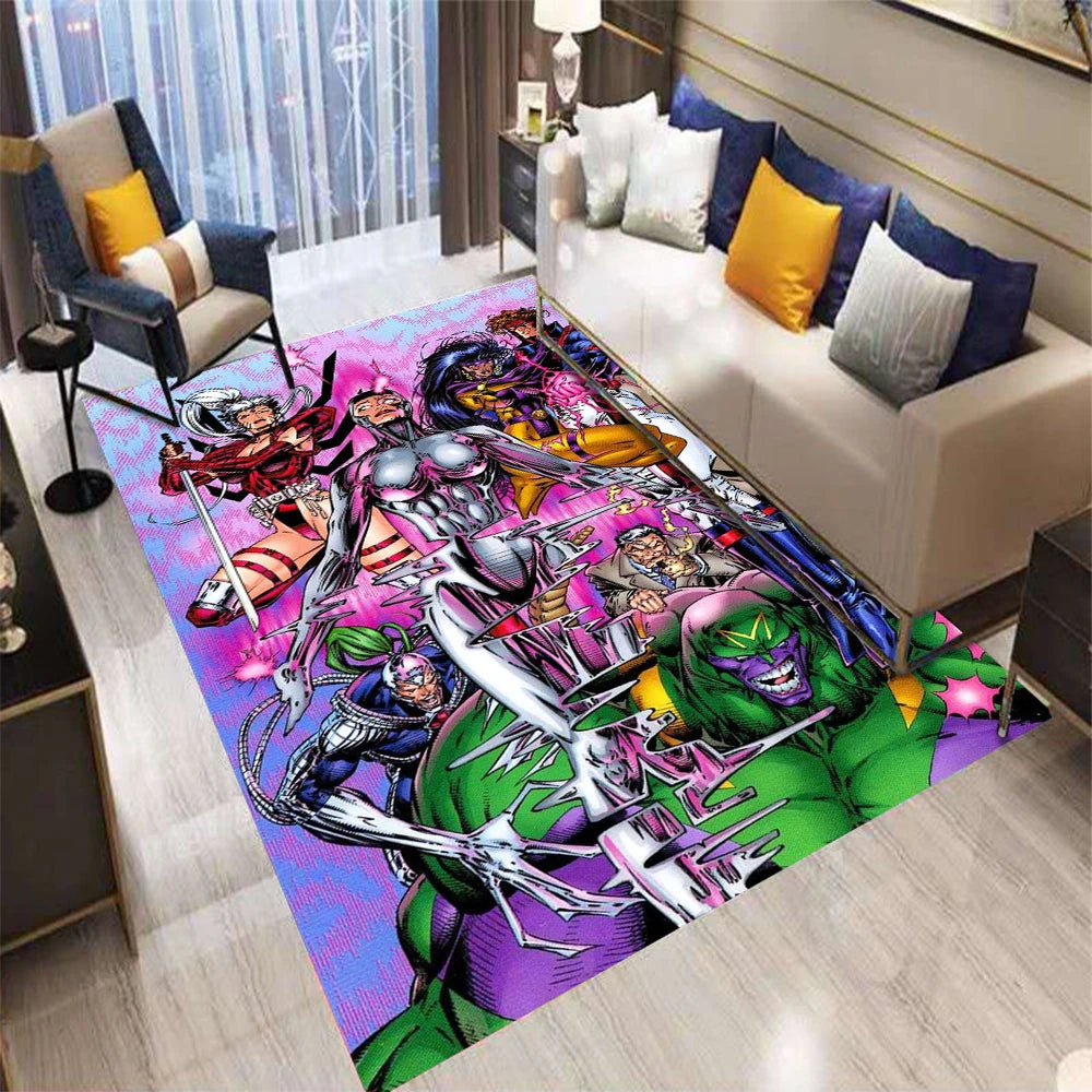 Navak Carpet Daily Picks Disney Superhero Marvel Avengers Cartoon Carpet Rug for Bedroom Living Room Home Sofa Decorationkids Floor Mat