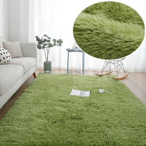 Navak Carpet Super Soft Shaggy Carpet for Living Room Bedroom Fluffy Indoor Plush Area Rug Home Furry Floor Mats Kids Nursery Girls Pink Rug